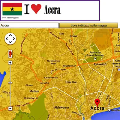 Accra map android App screenshot 1